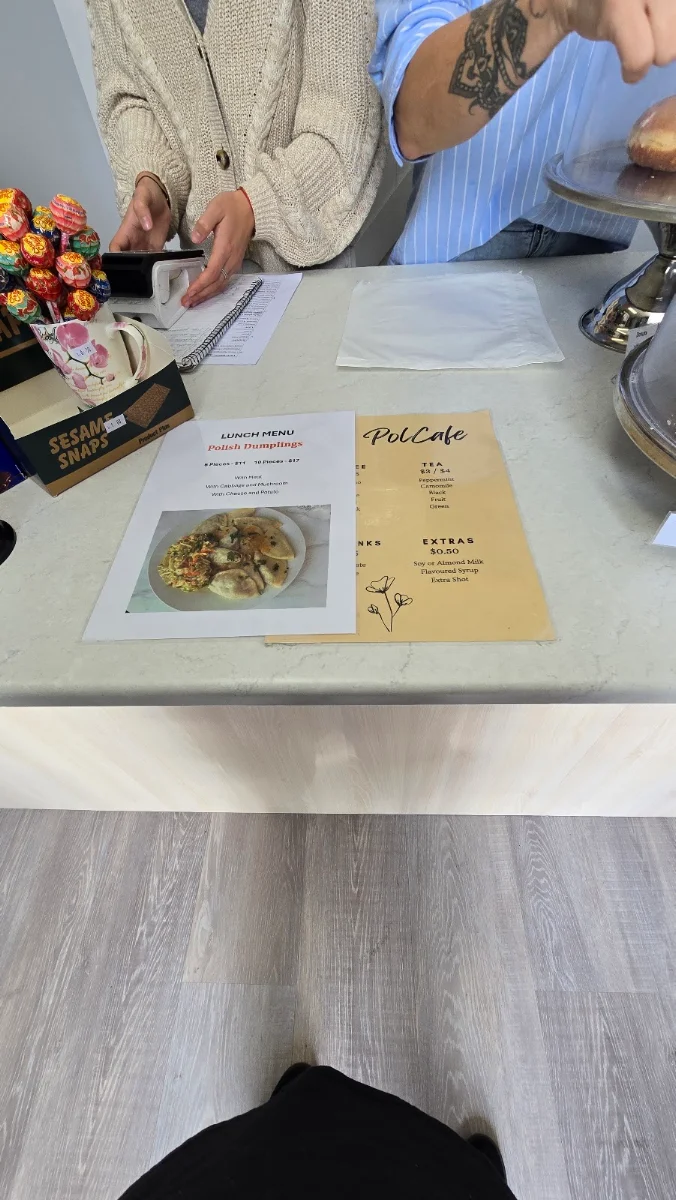 Menu, PolCafe