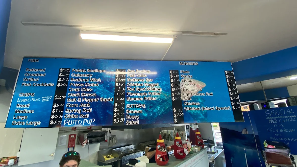 Menu, Salt by the Sea