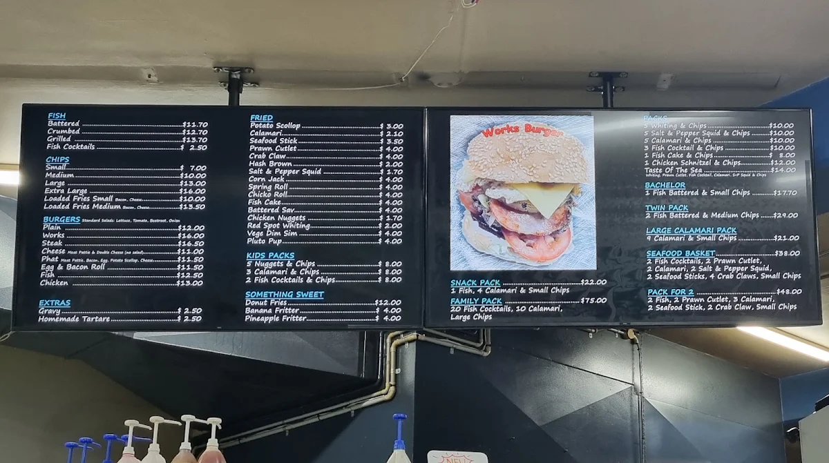 Menu, Salt by the Sea