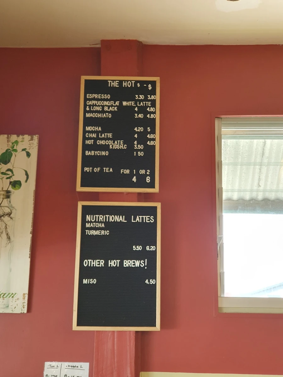 Menu, Blue Ginger Fine Foods