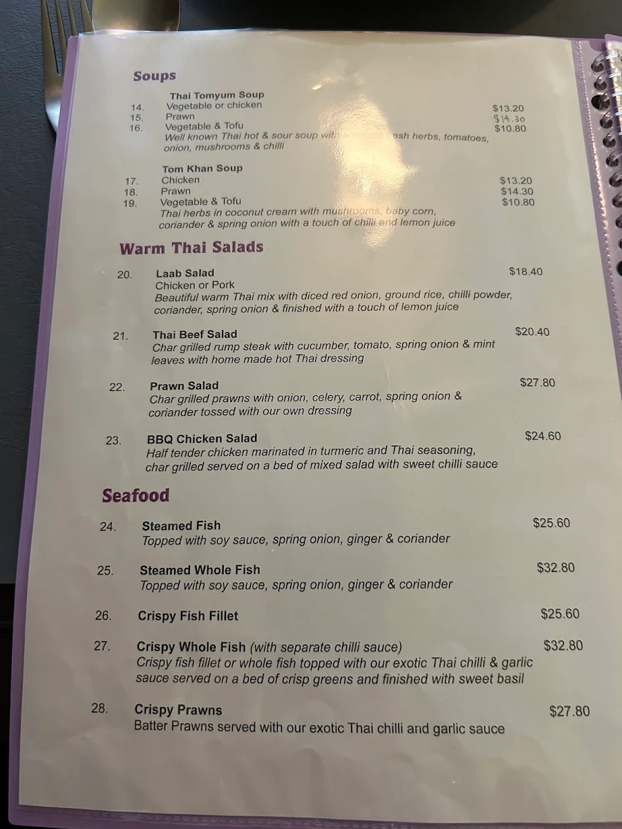 Menu, PLOY IM AROY