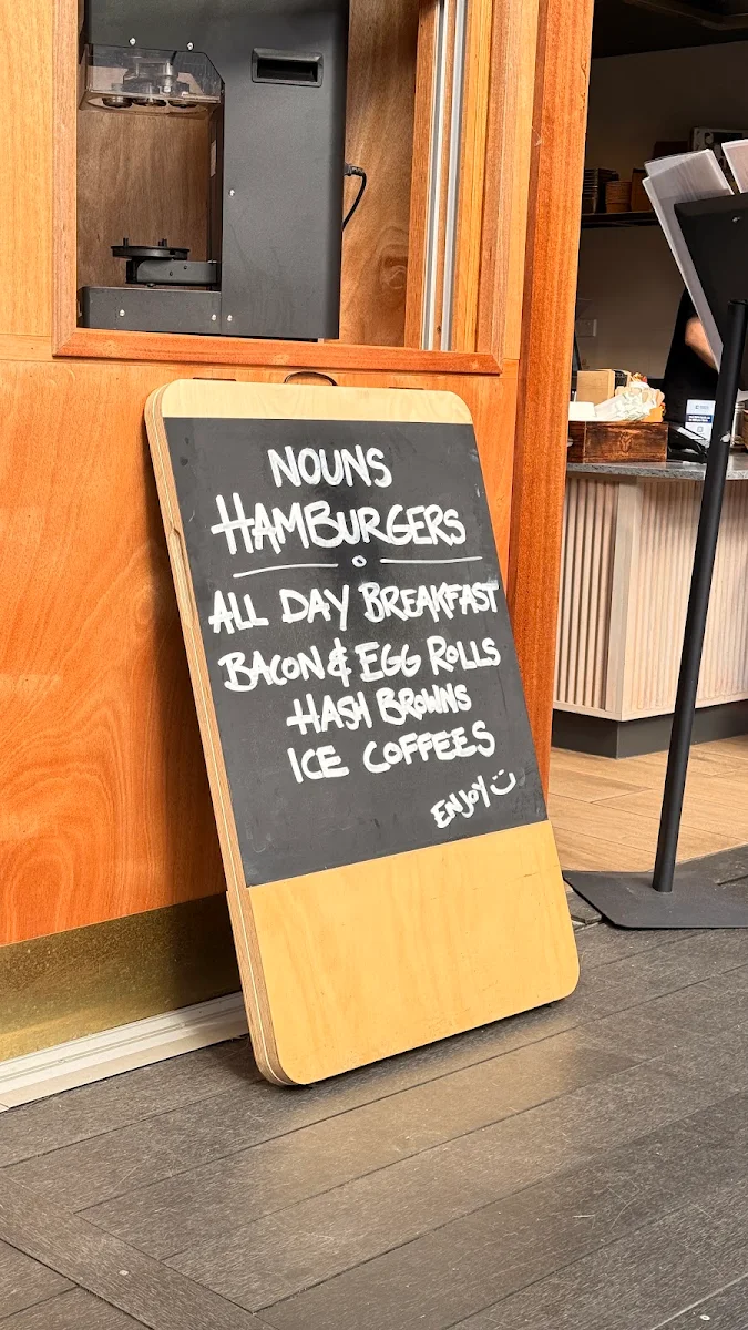 Menu, Nouns Hamburgers