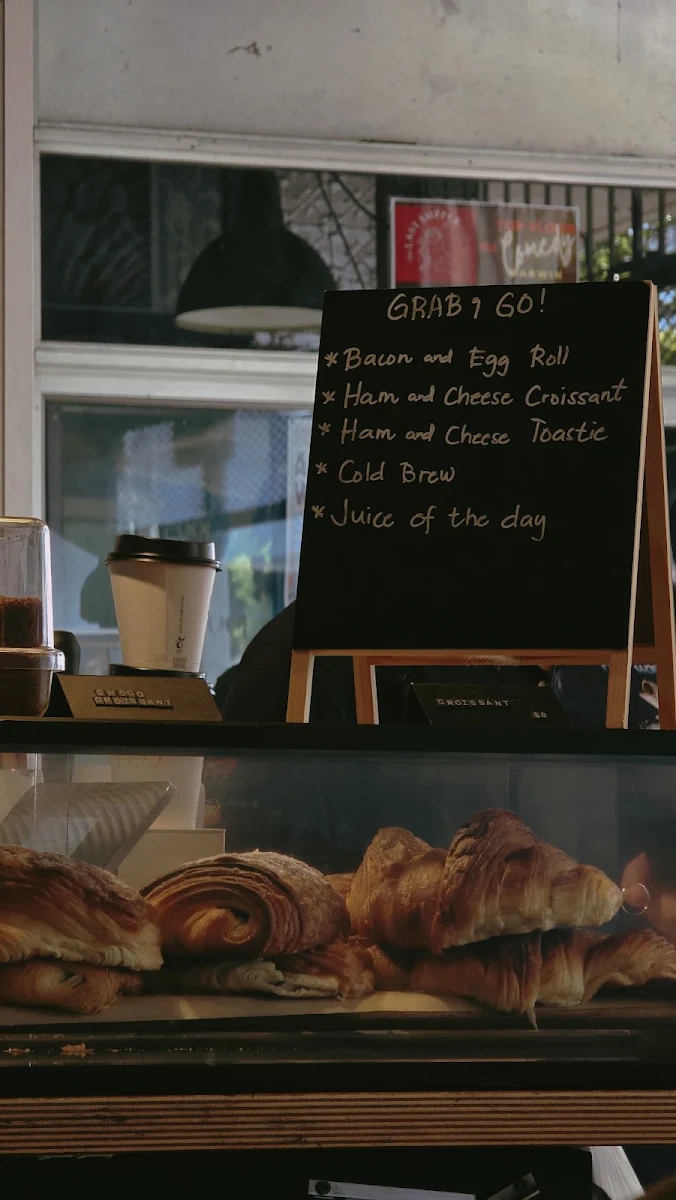 Menu, Padre Coffee