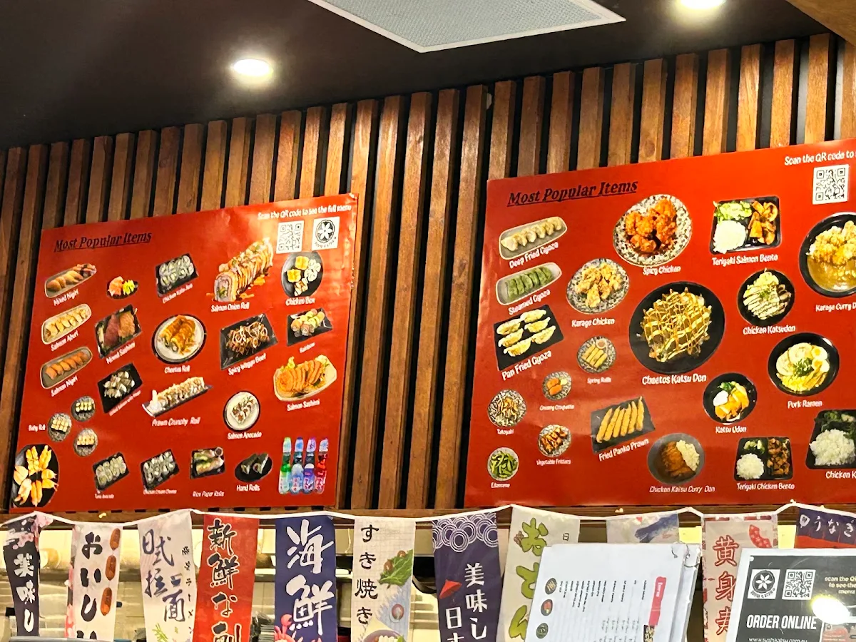 Menu, Sushi Katsu