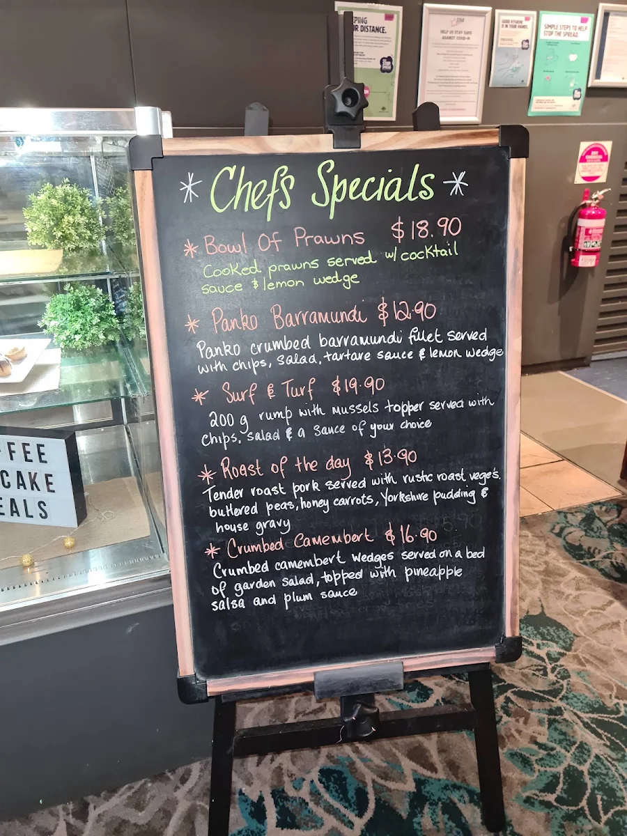 Menu, Windaroo Tavern
