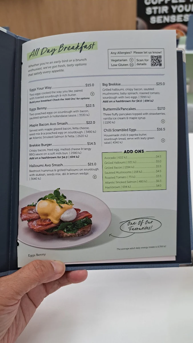 Menu, Jamaica Blue Willetton Southlands