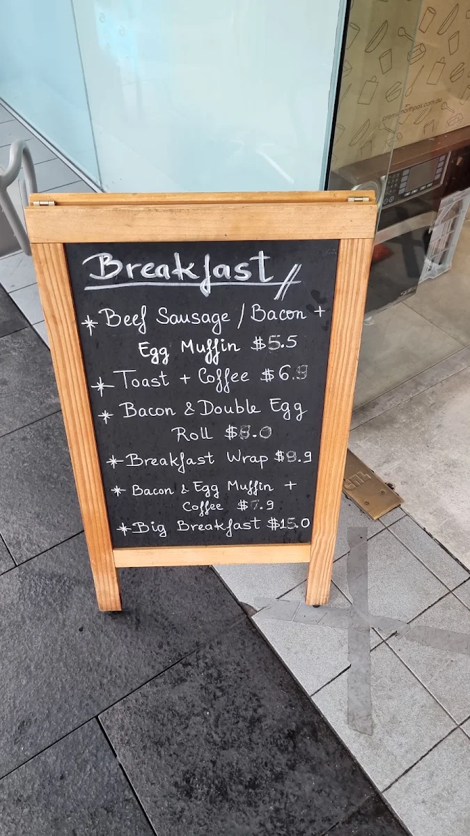 Menu, Oscarinos Espresso