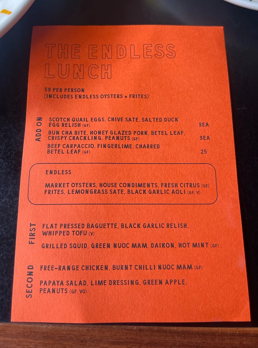 Menu, Firebird