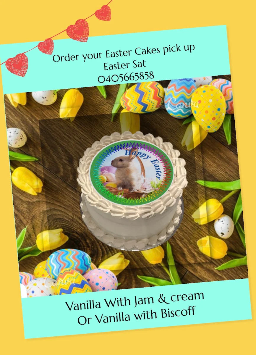 Menu, Sweet Mayada Cakes