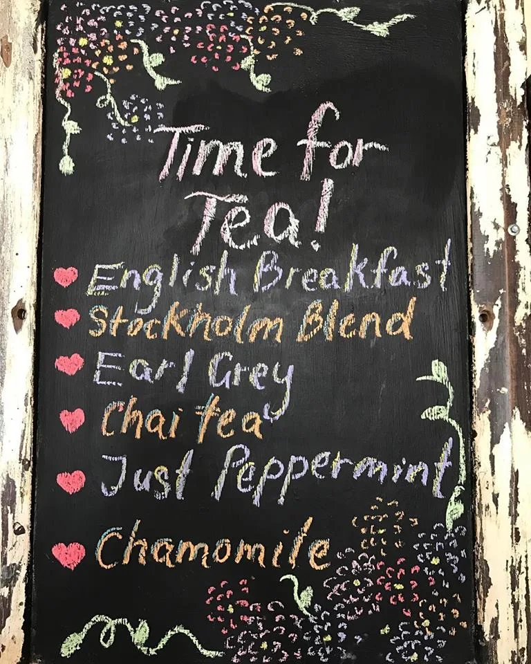 Menu, Sanctum Cafe