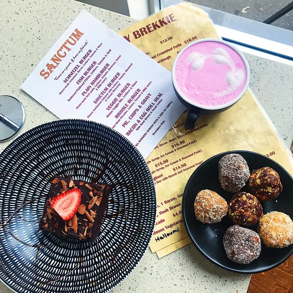 Menu, Sanctum Cafe