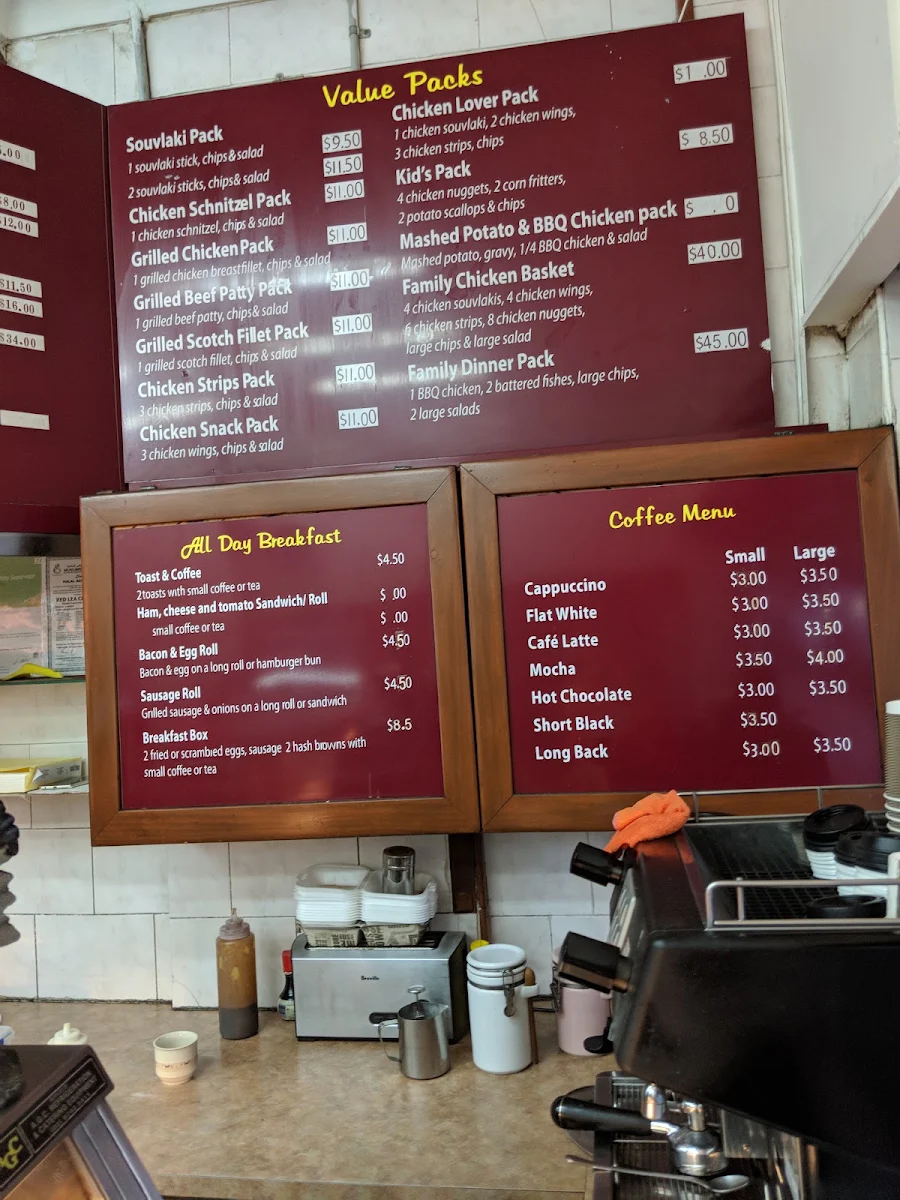 Menu, Wild Rooster Chicken Shop
