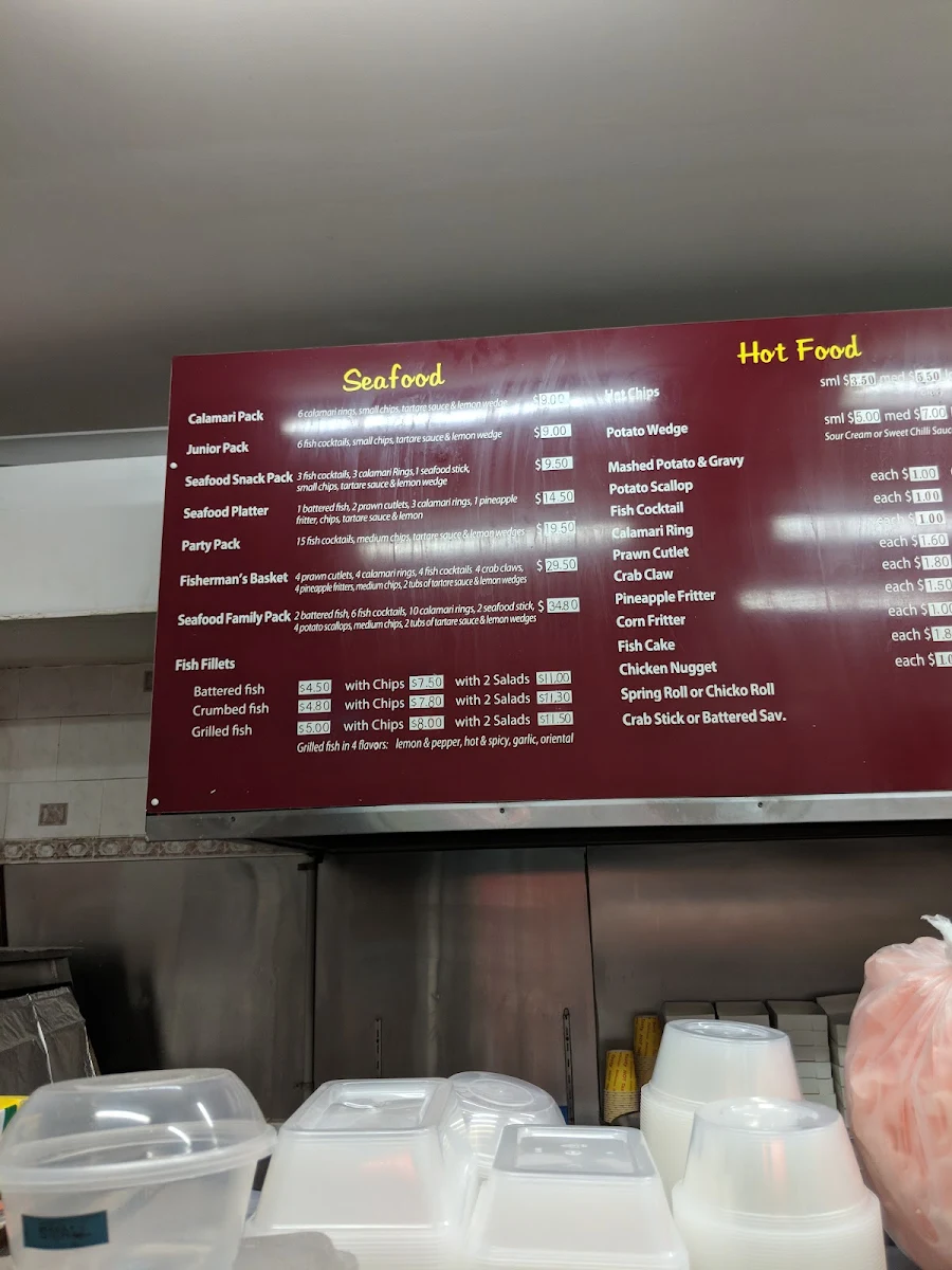 Menu, Wild Rooster Chicken Shop