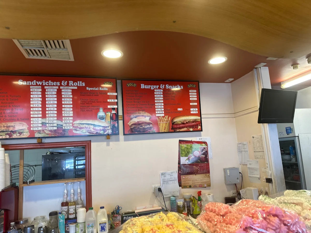 Menu, Kingsley Patisserie