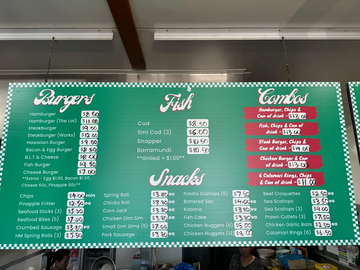 Menu, Hot Meal Deal