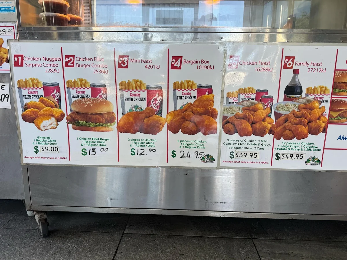 Menu, Hot Meal Deal