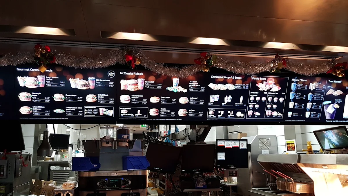 Menu, McDonald's Goulburn South