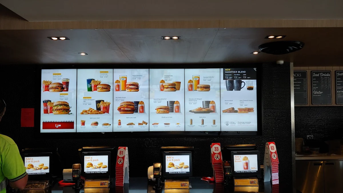 Menu, McDonald's Goulburn South