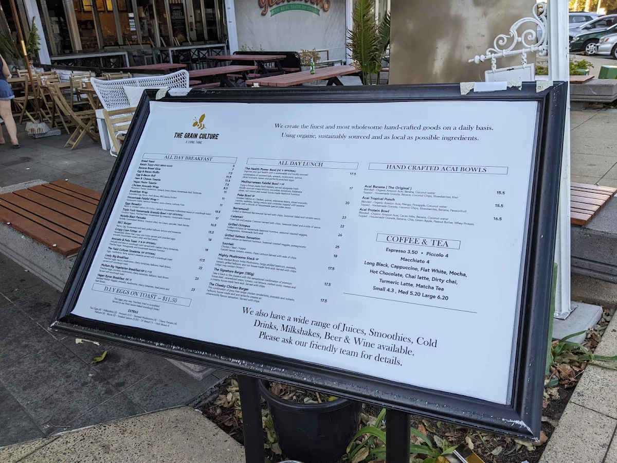 Menu, Cooly food culture