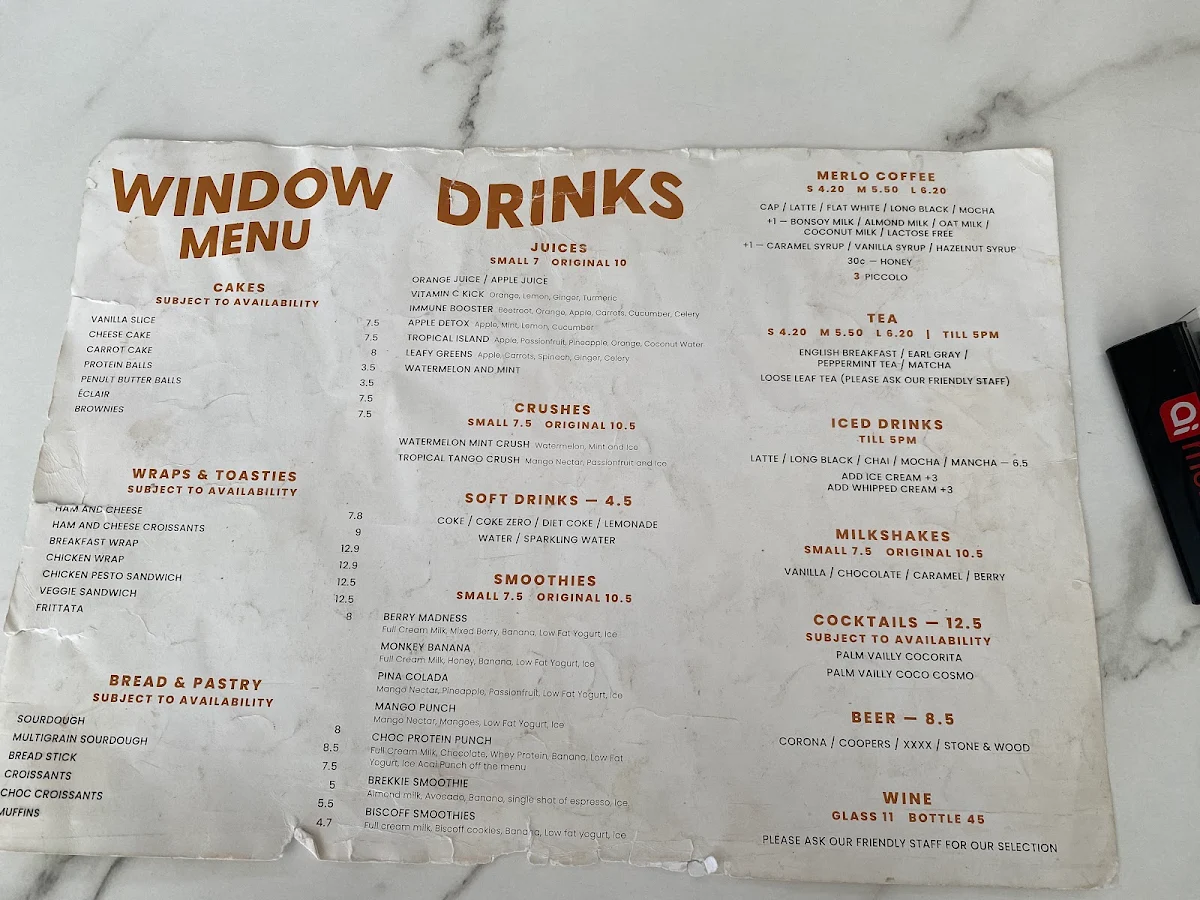 Menu, Cooly food culture