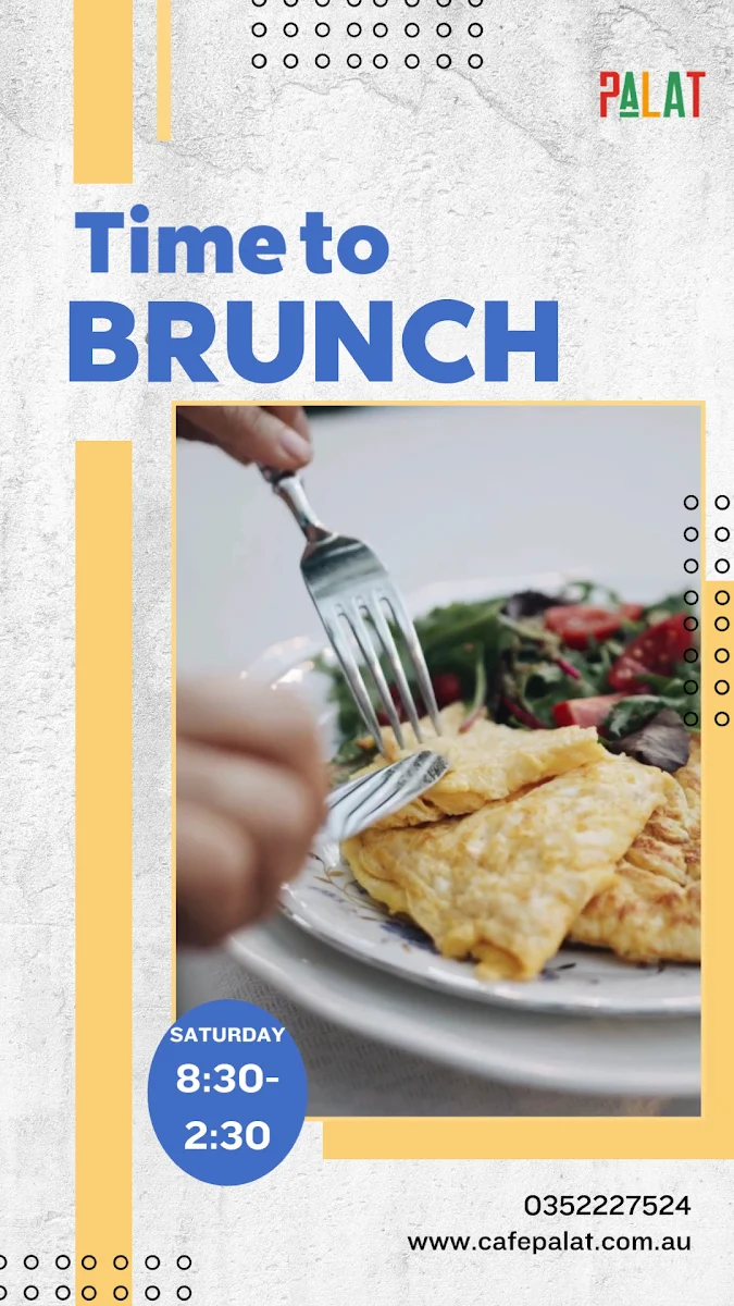 Menu, Café Palat