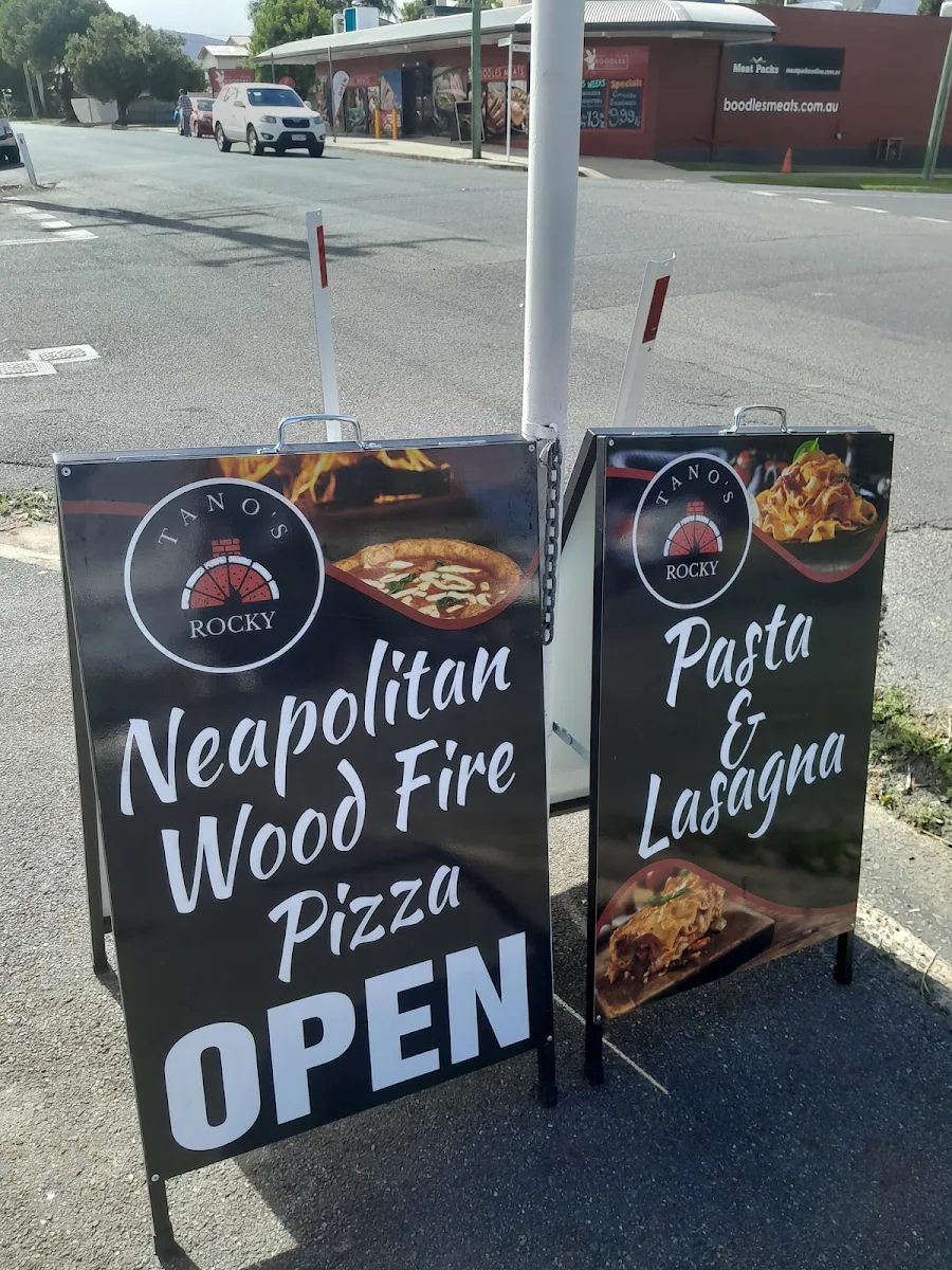 Menu, Tano's Italian Fresh Food