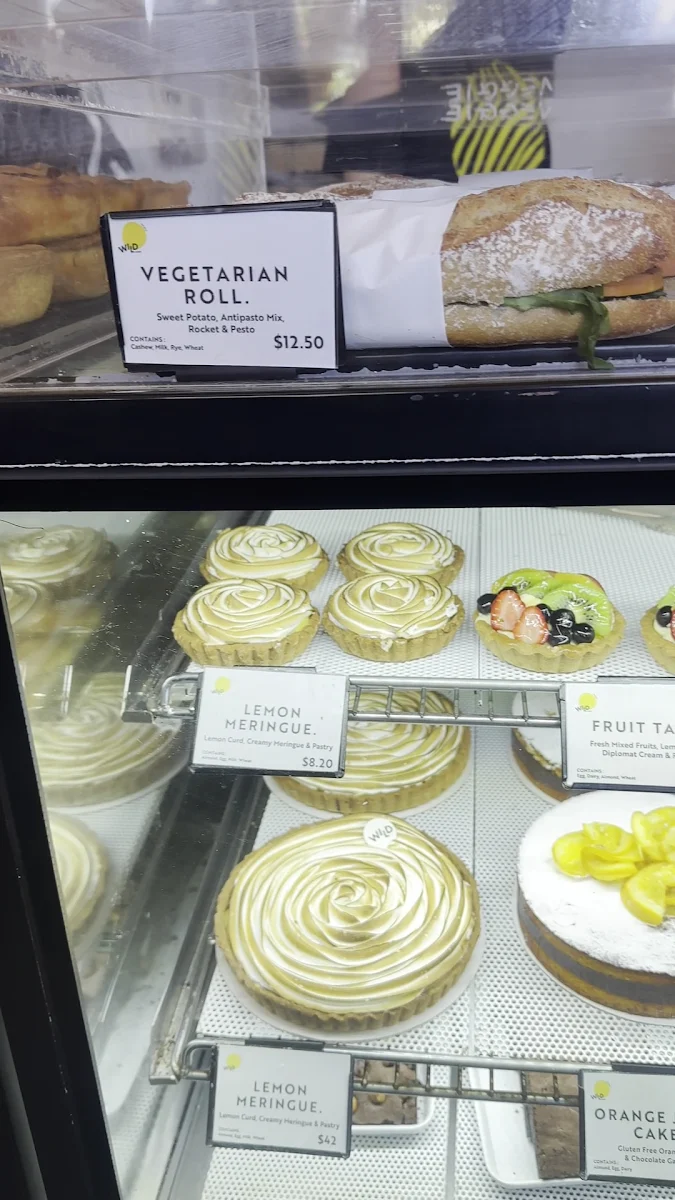 Menu, Wild Bakery