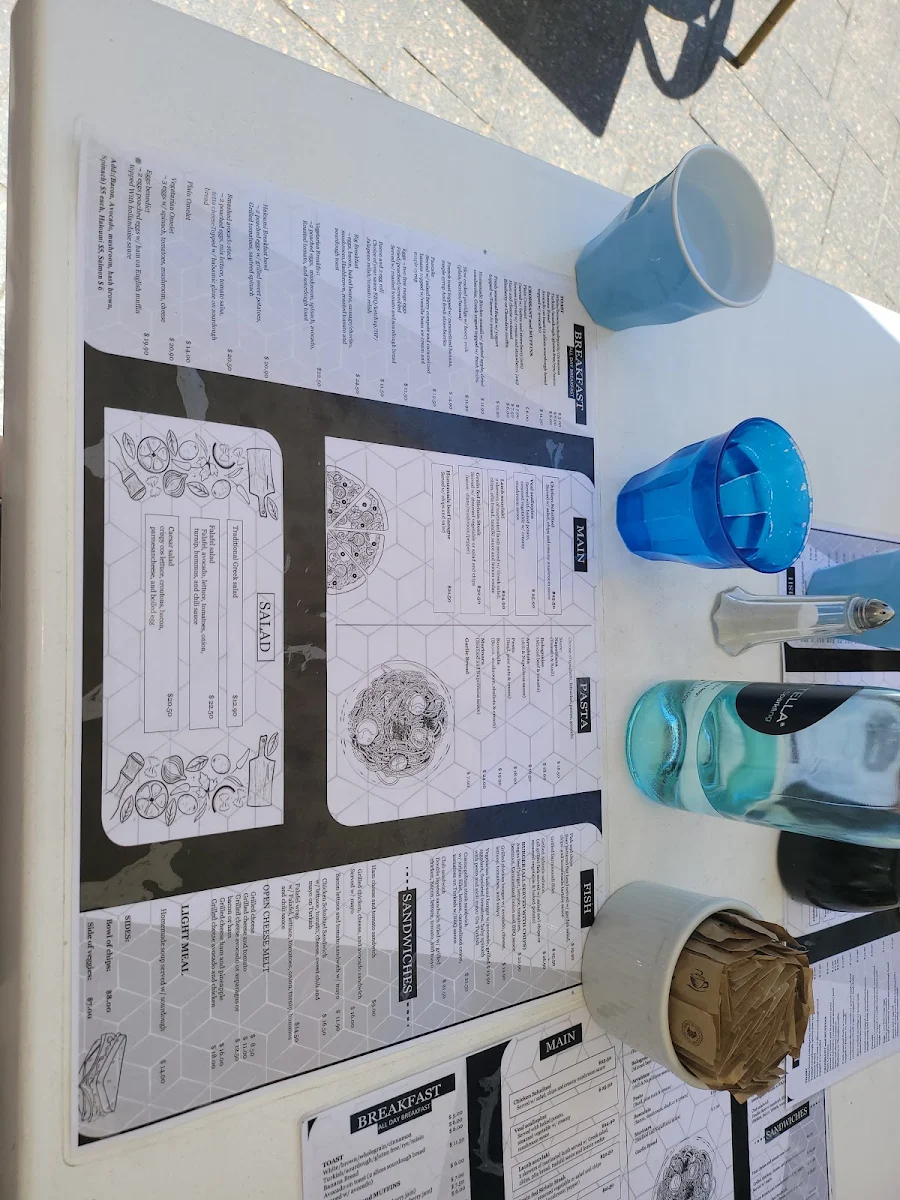 Menu, Cosmopolitan Cafe Bondi Junction