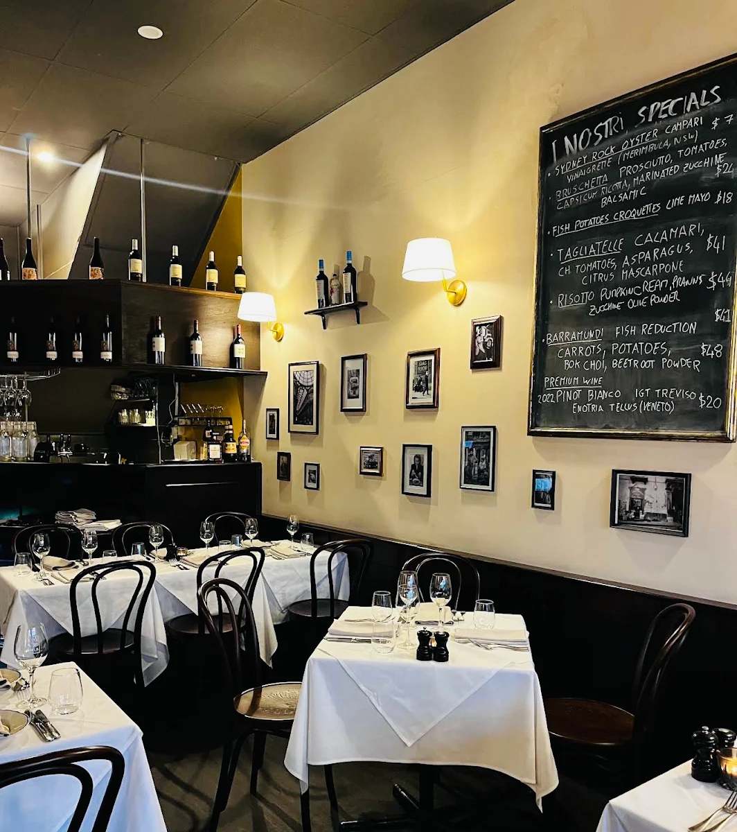 Menu, TÁVOLA Restaurant