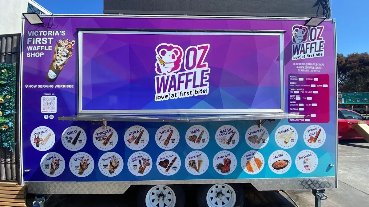 Menu, Ozwaffle Werribee