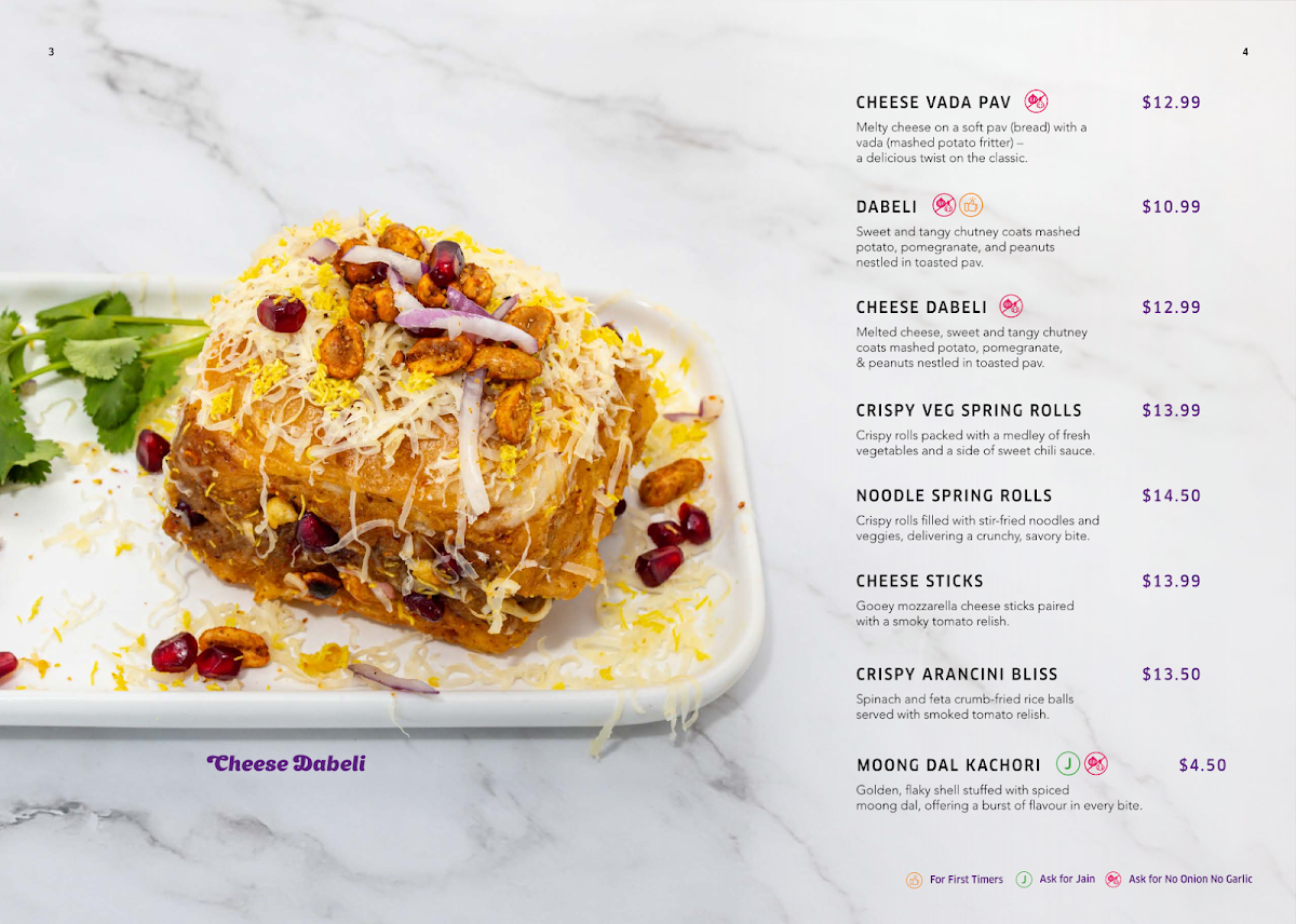 Menu, Dessert Corner Lounge Truganina