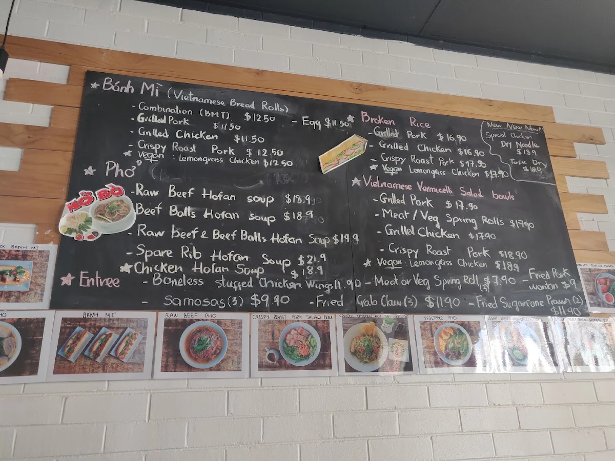 Menu, VIET PHO FREO