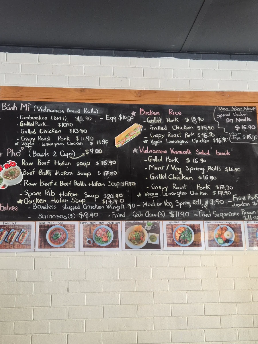 Menu, VIET PHO FREO
