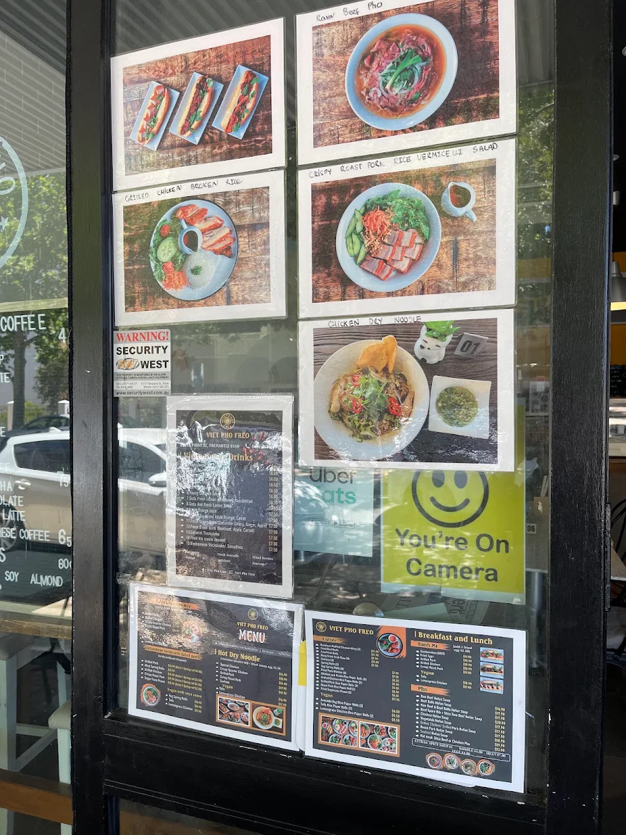Menu, VIET PHO FREO