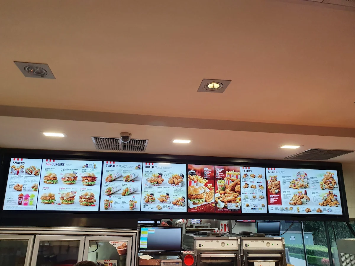 Menu, KFC Torrensville