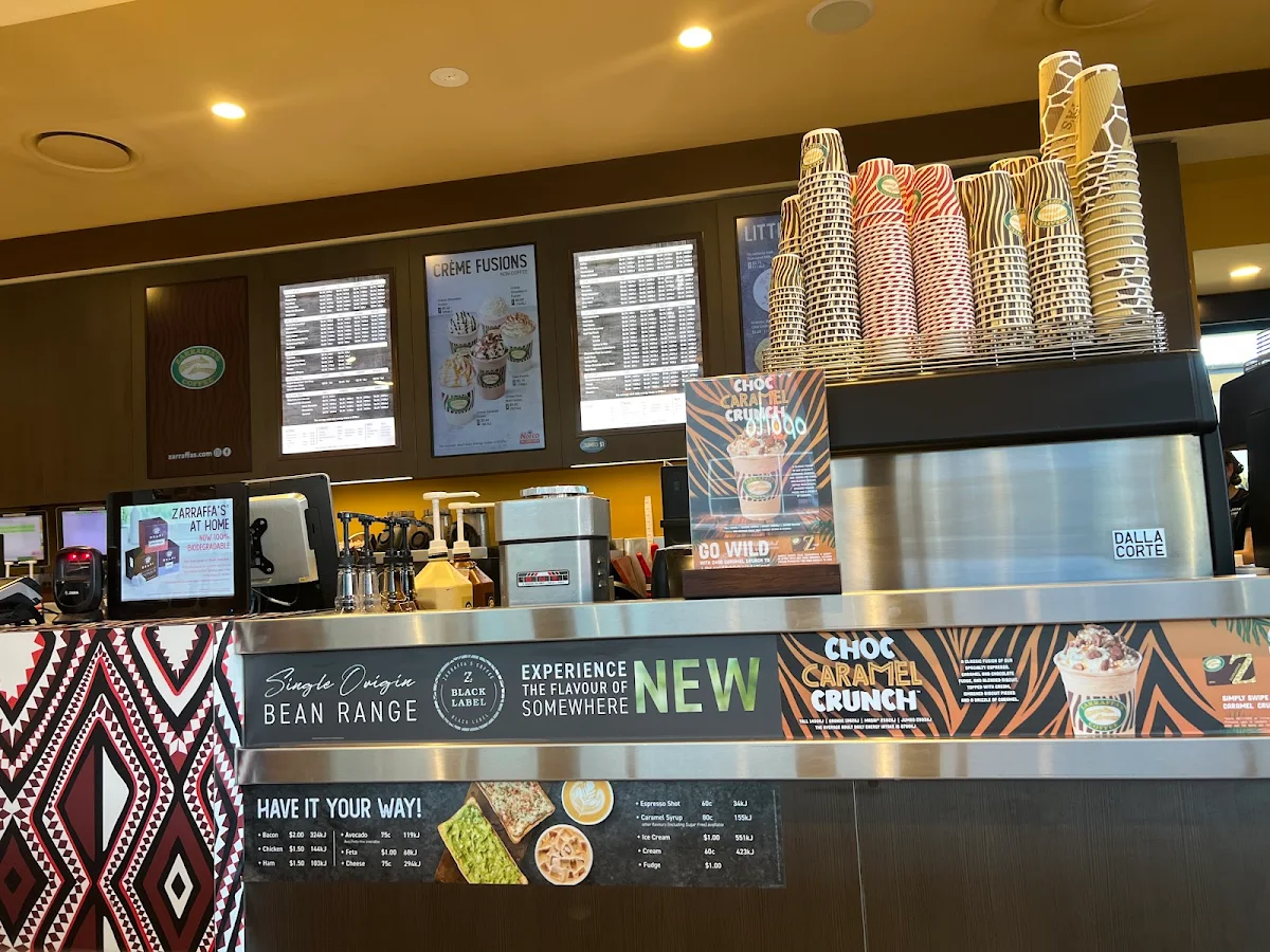 Menu, Zarraffa's Coffee Bankstown