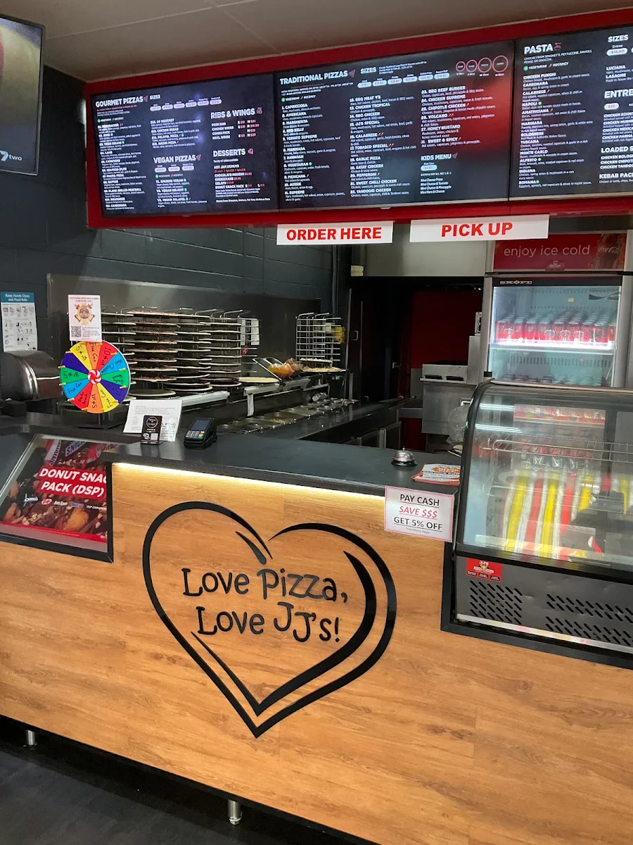 Menu, JJ's Pizza Croydon