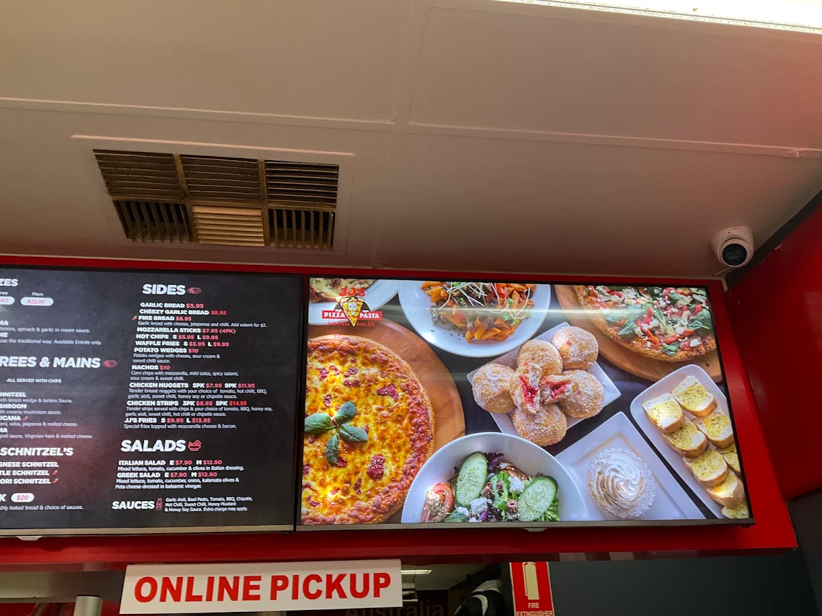 Menu, JJ's Pizza Croydon