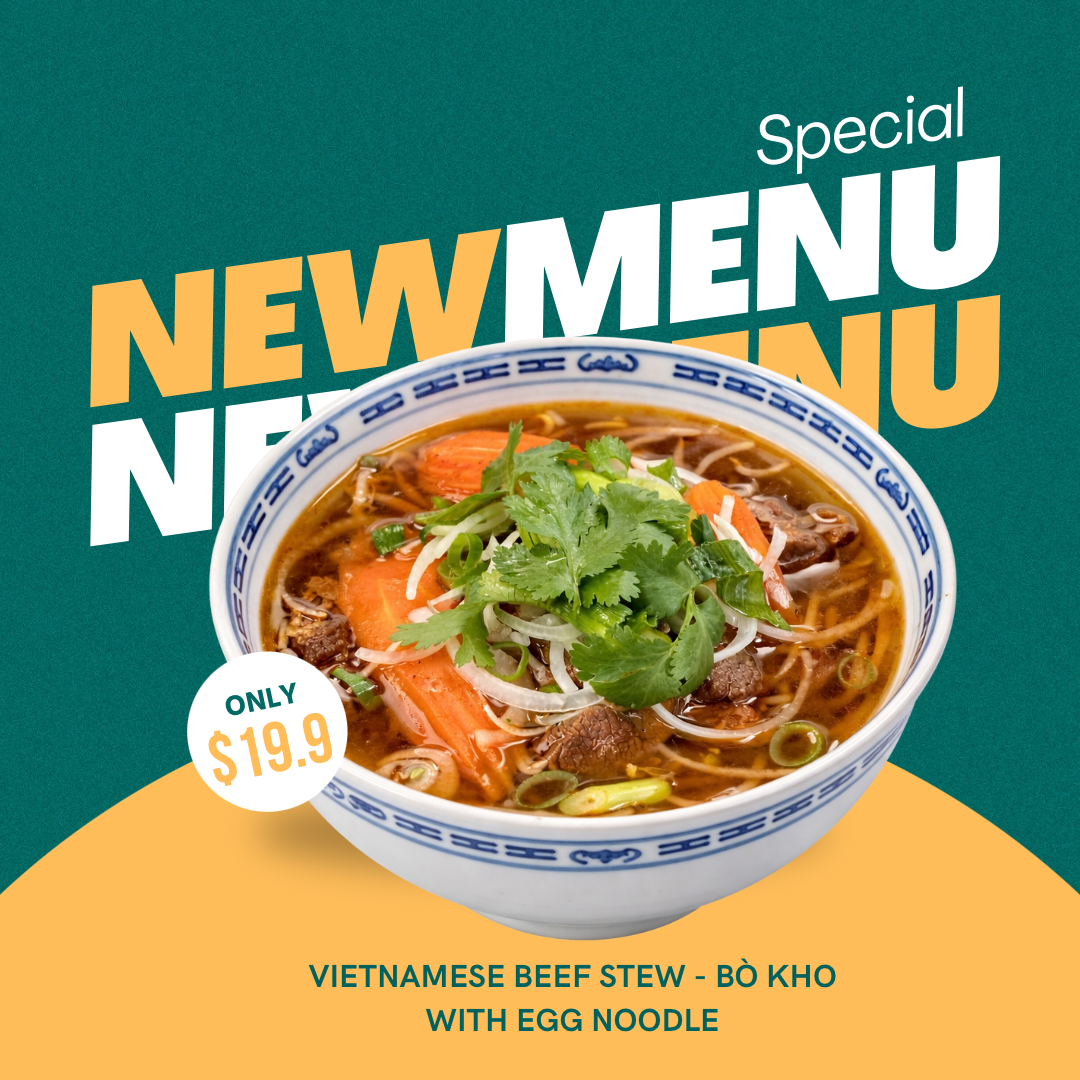 Menu, Little Viet Foodie Aberfoyle