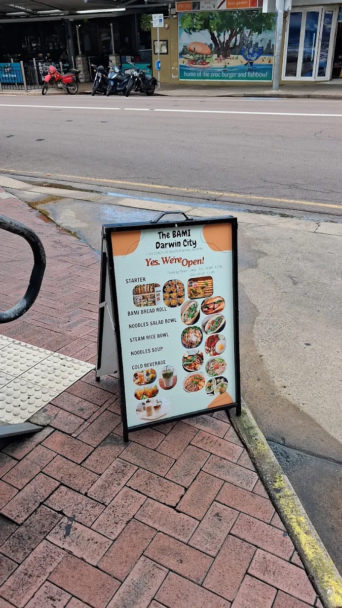 Menu, The BAMI Darwin City