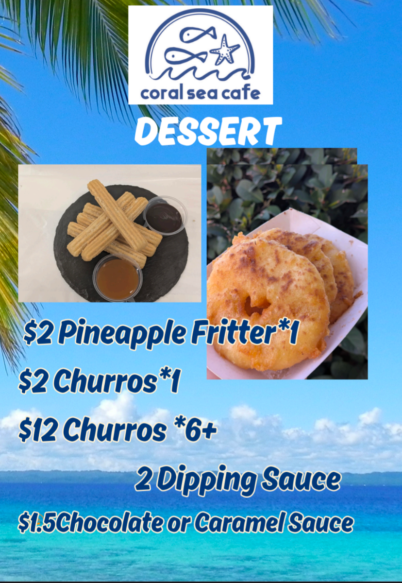Menu, Coral sea cafe Fish and Chips in Helensvale