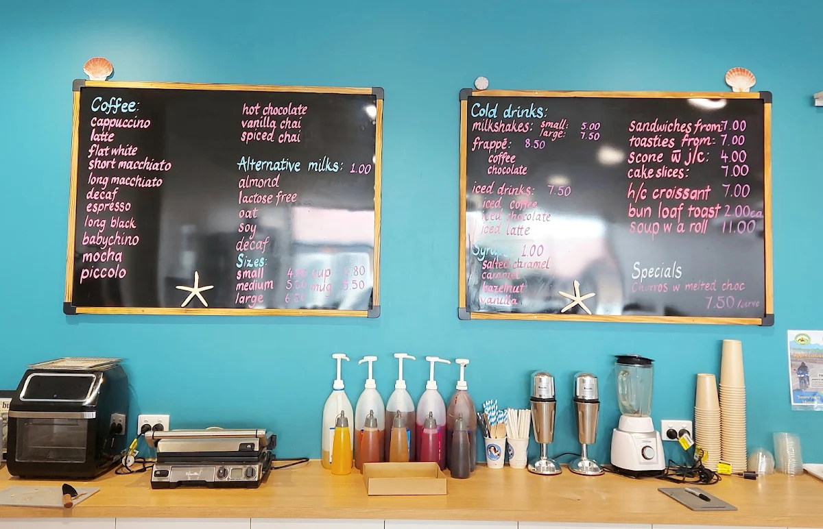 Menu, Andy's Bakery