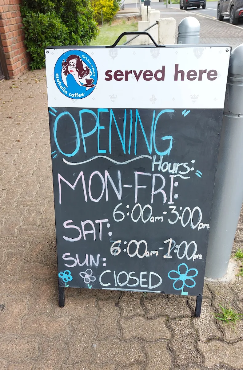 Menu, Andy's Bakery