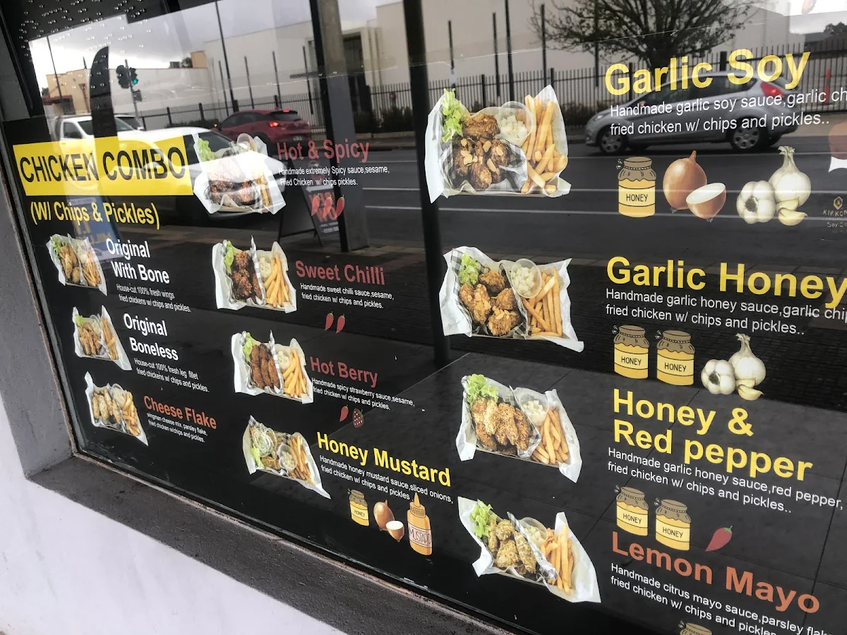 Menu, Wingman korean Fried chicken