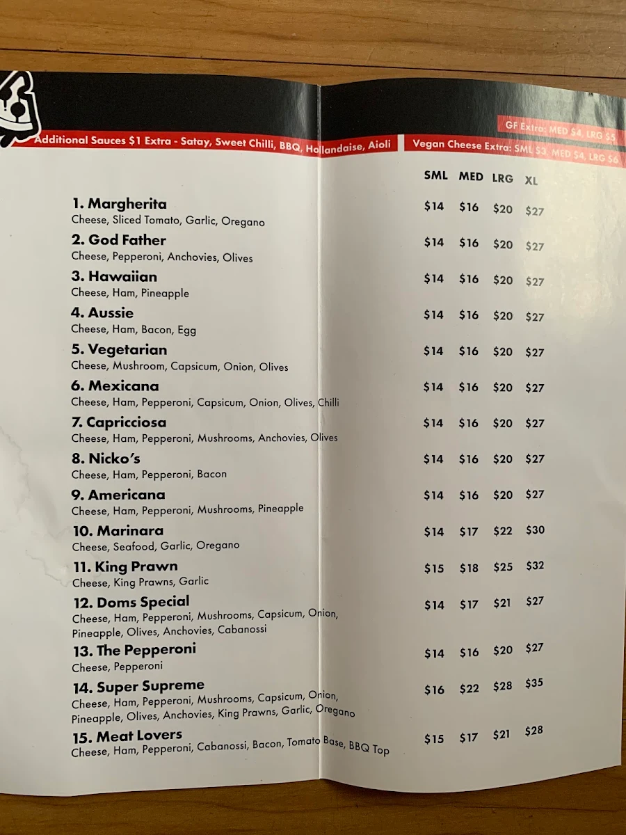 Menu photo 1