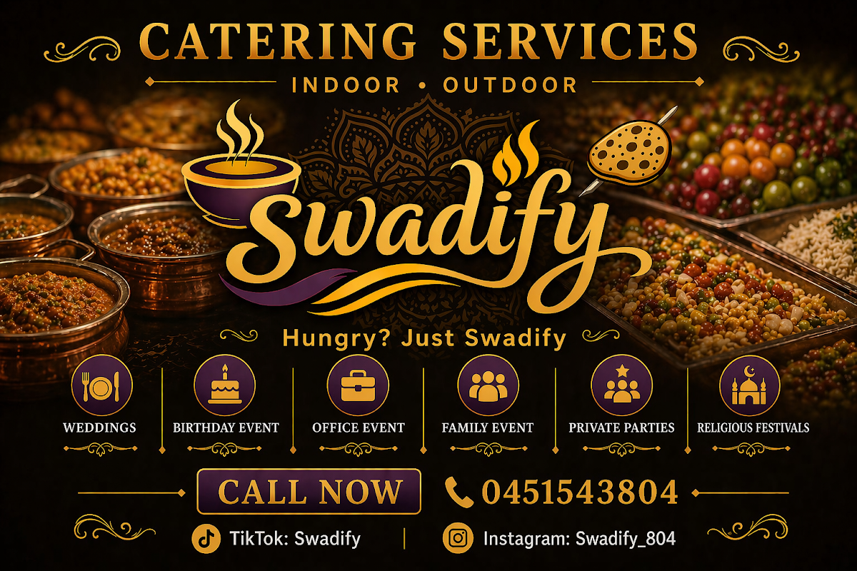Menu, Swadify