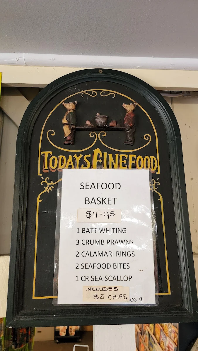 Menu, Seaforth Pitt Stop Classic Cafe