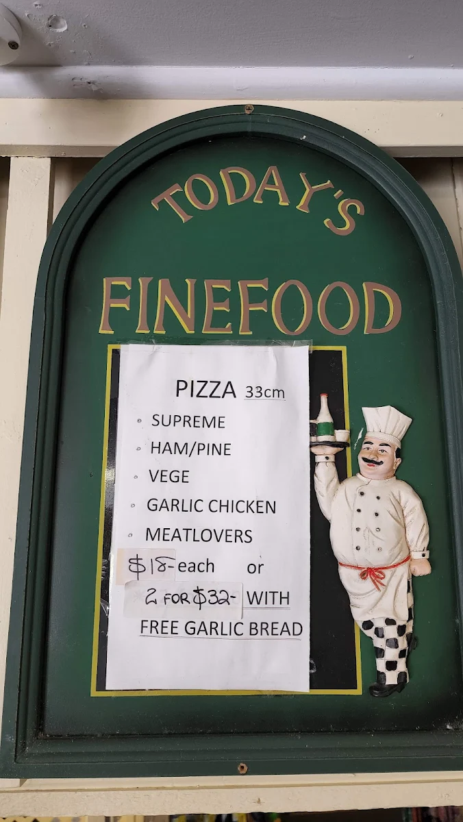 Menu, Seaforth Pitt Stop Classic Cafe