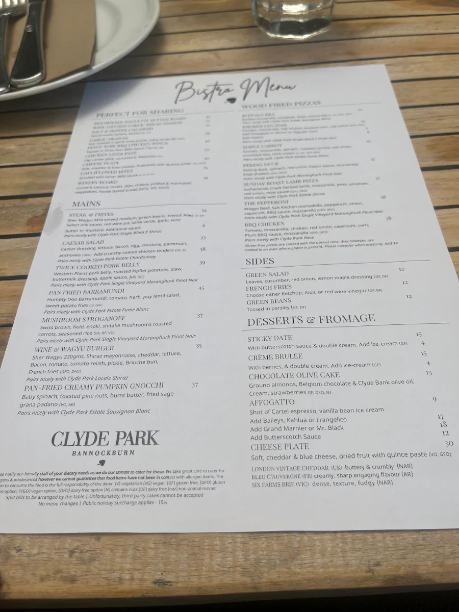 Menu photo 1
