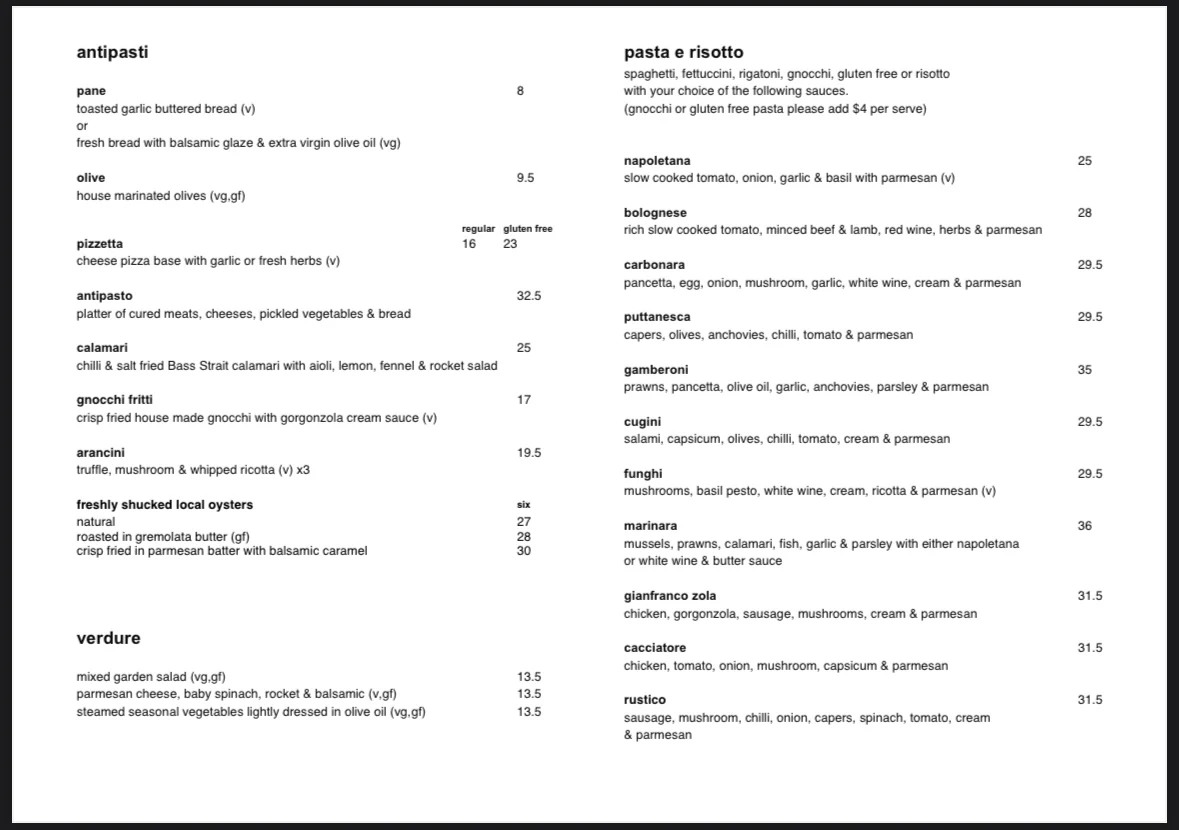 Menu photo 1